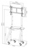 NEWSTAR Mobiletto portatile per TV 80