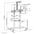 NEWSTAR Neomounts by Newstar Mobiletto portatile per TV