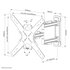 NEWSTAR Neomounts by Newstar Select Neomounts supporto a parete per TV