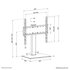 NEWSTAR Neomounts DS45-430BL14 Supporto da tavolo per TV 32-55