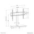 NEWSTAR Neomounts DS45-430BL16 Supporto da tavolo per TV 37-70