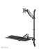 NEWSTAR Neomounts postazione di lavoro sit-stand a parete