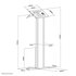 NEWSTAR Supporto da pavimento per tablet