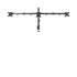 NEWSTAR Supporto da scrivania per monitor FPMA-D550D3BLACK