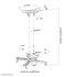 NEWSTAR Supporto da soffitto per proiettori