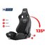 Next Level Racing Sedile reclinabile ELITE ERS4 - Pelle e pelle scamosciata Edition