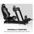 Next Level Racing Sedile reclinabile PRS1 Performance con supporto lombare regolabile fino a 38