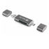 NGS ALLYREADER Lettore di schede USB/Micro-USB Grigio, Bianco