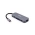 Nilox DOCKING STAT HDMI VGA PD ETH 3USB USB 3.2 Gen 1 (3.1 Gen 1) Type-C Alluminio