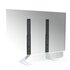 Nilox Erard FIT-UP XL Supporto da tavolo 65" Nero, Argento