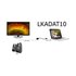 Nilox Link Accessori LKADAT10 Cavo e Adattatore video 0,15 m HDMI + 3.5mm VGA (D-Sub) + 3.5mm Nero