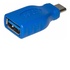 Nilox Link Accessori LKADAT116 cavo di interfaccia e adattatore USB 3.0 Type C USB 3.0 A Blu