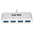 Nilox Link Accessori LKCCH01 Hub di interfaccia USB 3.2 Gen 1 Type-C 5000 Mbit/s Bianco