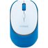 Nilox Mouse Dual Silent recharg White/Blu