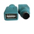 Nilox NX080500105 cavo di interfaccia e adattatore PS/2 USB 2.0 Verde