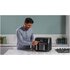 Ninja Foodi Dual Zone Friggitrice ad Aria, 7.6L, 6 in 1, 2 Cassetti, Antiaderente, Massima Croccantezza, Frigge Senza Olio, Arrostisce, Cucina, Riscalda