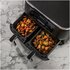 Ninja Foodi Dual Zone Friggitrice ad Aria, 7.6L, 6 in 1, 2 Cassetti, Antiaderente, Massima Croccantezza, Frigge Senza Olio, Arrostisce, Cucina, Riscalda