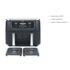 Ninja Foodi Max Dual Zone Friggitrice ad Aria digitale, 2 Cestelli Antiaderenti, 9.5L, 6 in 1, Massima Croccantezza, Frigge Senza Olio, Arrostisce, Cottura Forno, Disidrata, 8 Porzioni AF400EU