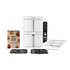 Ninja Double Stack XL Friggitrice ad Aria Verticale, Doppia Zona, 4 Livelli di Cottura e 2 Cassetti, Capienza 9.5L bianca