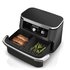 Ninja Foodi FlexDrawer Friggitrice ad Aria, Doppia Zona, Separatore Rimovibile, Ampio Cassetto da 10.4L, 7 in 1