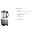 Ninja Foodi Frullatore Soup Maker, 1000W, caraffa in vetro 1,7L, 10 programmi Auto-iQ, per cibo caldo e freddo, elemento riscaldante incorporato, programma di pulizia e spazzola