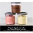 Ninja CREAMi Gelatiera, macchina per gelato e dessert congelati, 1,4 l, 3 vasetti, 7 programmi, per gelati, sorbetti, frullati, frappè NC300EU