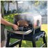 Ninja OO101EU barbecue per l'aperto e bistecchiera Grill Elettrico + Carbone Nero, Rosso, Argento 2400 W