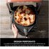 Ninja Woodfire Pala per Pizza per Forno da Esterno OO101EU, Pala per Pizza Forata e Leggera, Maneggevole, Resistente alla Ruggine