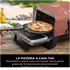 Ninja Woodfire Forno Elettrico da Esterno 8 in 1, Arrostitore ad Alta Temperatura, Affumicatore per BBQ con Griglia per Arrosti