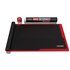 Nitro Concepts DM12 Tappetino per mouse per gioco da computer Nero, Rosso