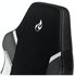 Nitro Concepts X1000 Sedia da gaming per PC Sedia tappezzata Nero, Bianco