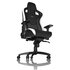 Noblechairs EPIC Sedia da gioco in vera pelle - nero/bianco/rosso