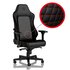 Noblechairs Hero - nera/rossa - Sedile riempito d'aria Schienale imbottito