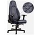 Noblechairs ICON Real Leather Gaming Chair - Blu notte/Grafite