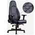 Noblechairs ICON Real Leather Gaming Chair - Blu notte/Grafite