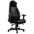 Noblechairs ICON Sedia da gioco in vera pelle - nero/nero