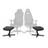Noblechairs Poggiapiedi 2 - Black Edition