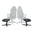 Noblechairs Poggiapiedi 2 - PU Nero
