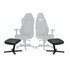 Noblechairs Poggiapiedi 2 - Vera Pelle Nero