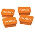 Nobo Haftmagnet Orange, 4 Stück Magnete per lavagna bianca
