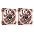 Noctua NF-A12X25 G2 PWM SX2-PP sistema di raffreddamento per computer Case per computer Ventilatore 12 cm Beige 2 pz