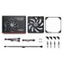 Noctua NF-A14X25 G2 PWM CHROMAX.BLACK sistema di raffreddamento per computer Case per computer Ventilatore 14 cm Nero 1 pz