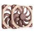 Noctua NF-A14X25 G2 PWM SX2-PP sistema di raffreddamento per computer Case per computer Ventilatore 14 cm Beige 2 pz