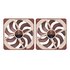 Noctua NF-A14X25 G2 PWM SX2-PP sistema di raffreddamento per computer Case per computer Ventilatore 14 cm Beige 2 pz