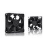 Noctua NF-A8 PWM CH.BK.S sistema di raffreddamento per computer Case per computer Ventilatore 8 cm Nero