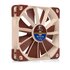 Noctua NF-F12 Case per computer Ventilatore 12 cm Beige, Marrone