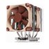 Noctua NH-D9 DX-4677 4U sistema di raffreddamento per computer Processore Raffreddatore d'aria 9,2 cm Alluminio, Beige, Marrone