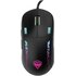 NOUA MOUSE GAMING LOOP CAVO USB NERO E GRAFICHE ROSA/AZZURRO 9 PULSANTI
