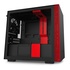 NZXT H210i Matte Black Red Mini-Tower Nero, Rosso