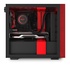 NZXT H210i Matte Black Red Mini-Tower Nero, Rosso